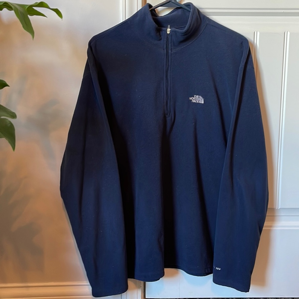 Good used The North Face 1/4 Zip Mens Fleece Pullover
